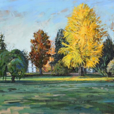 Frühe Stunde, 40 × 60 cm, Öl auf Leinwand, 2023
