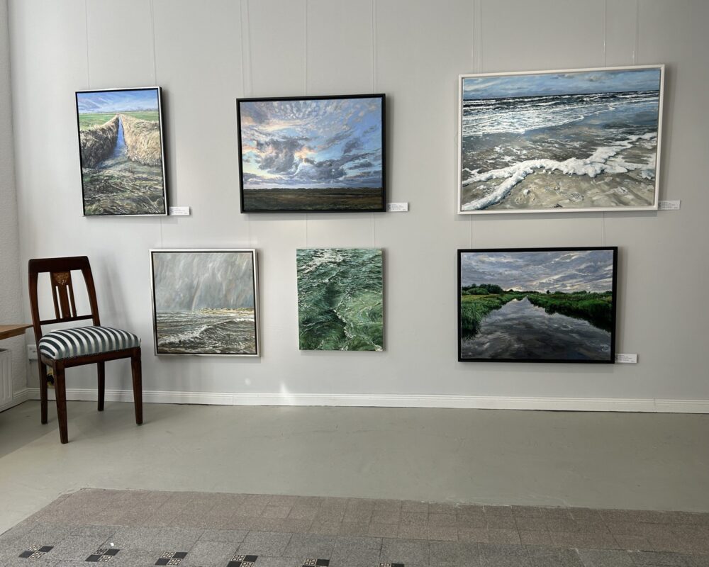 Atelier Im Norden - Ute Martens - Werkschau "Eiderstedt, Land am Meer" im April 2025