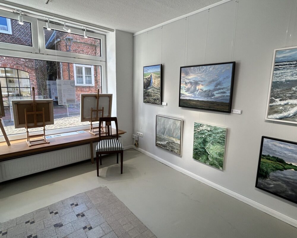 Atelier Im Norden - Ute Martens - Werkschau "Eiderstedt, Land am Meer" im April 2025