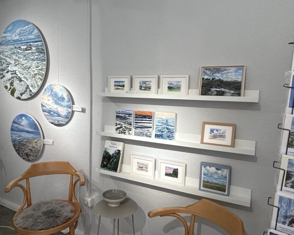 Atelier Im Norden - Ute Martens - Werkschau "Eiderstedt, Land am Meer" im April 2025