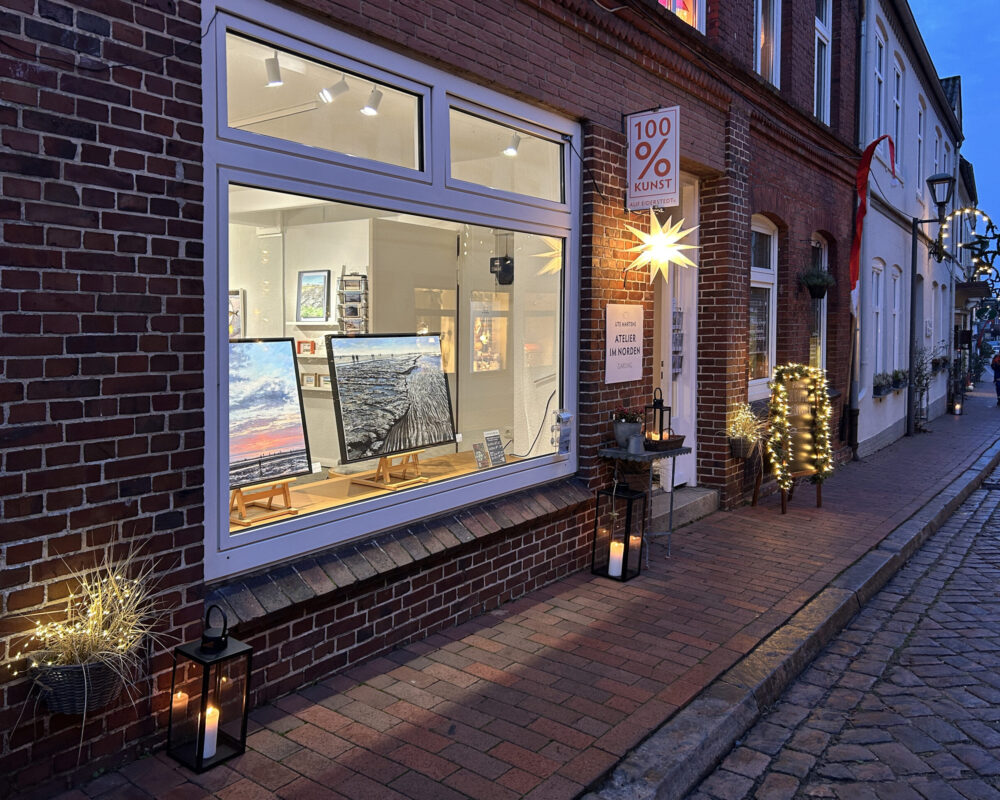 Atelier Im Norden - Ute Martens Schaufenster zur Weihnachtszeit 2025 in Garding Atelier Im Norden - Ute Martens Schaufenster zur Weihnachtszeit 2025 in Garding